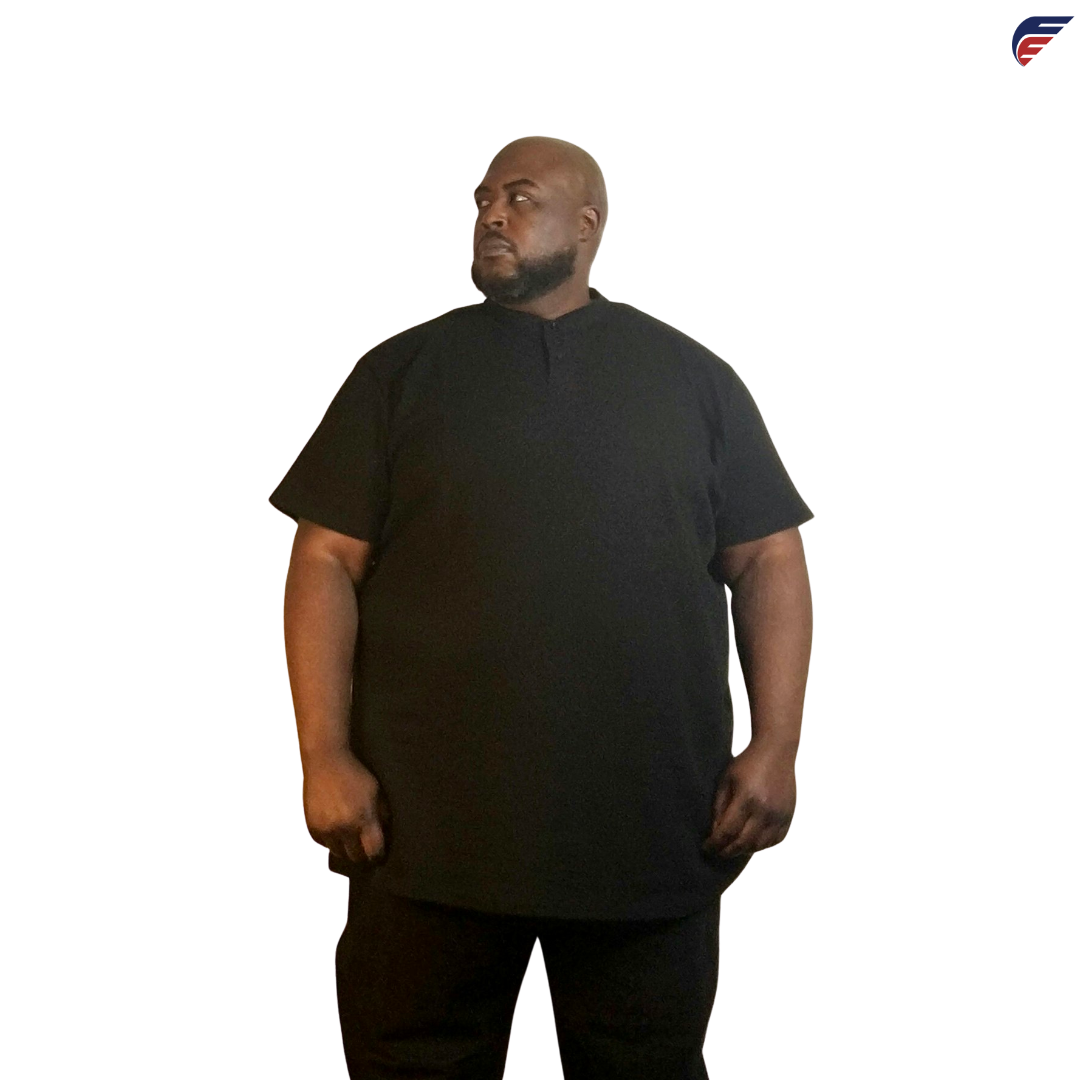 Fly Evolution Black or Blue Waffle Henley Short Sleeve Shirt