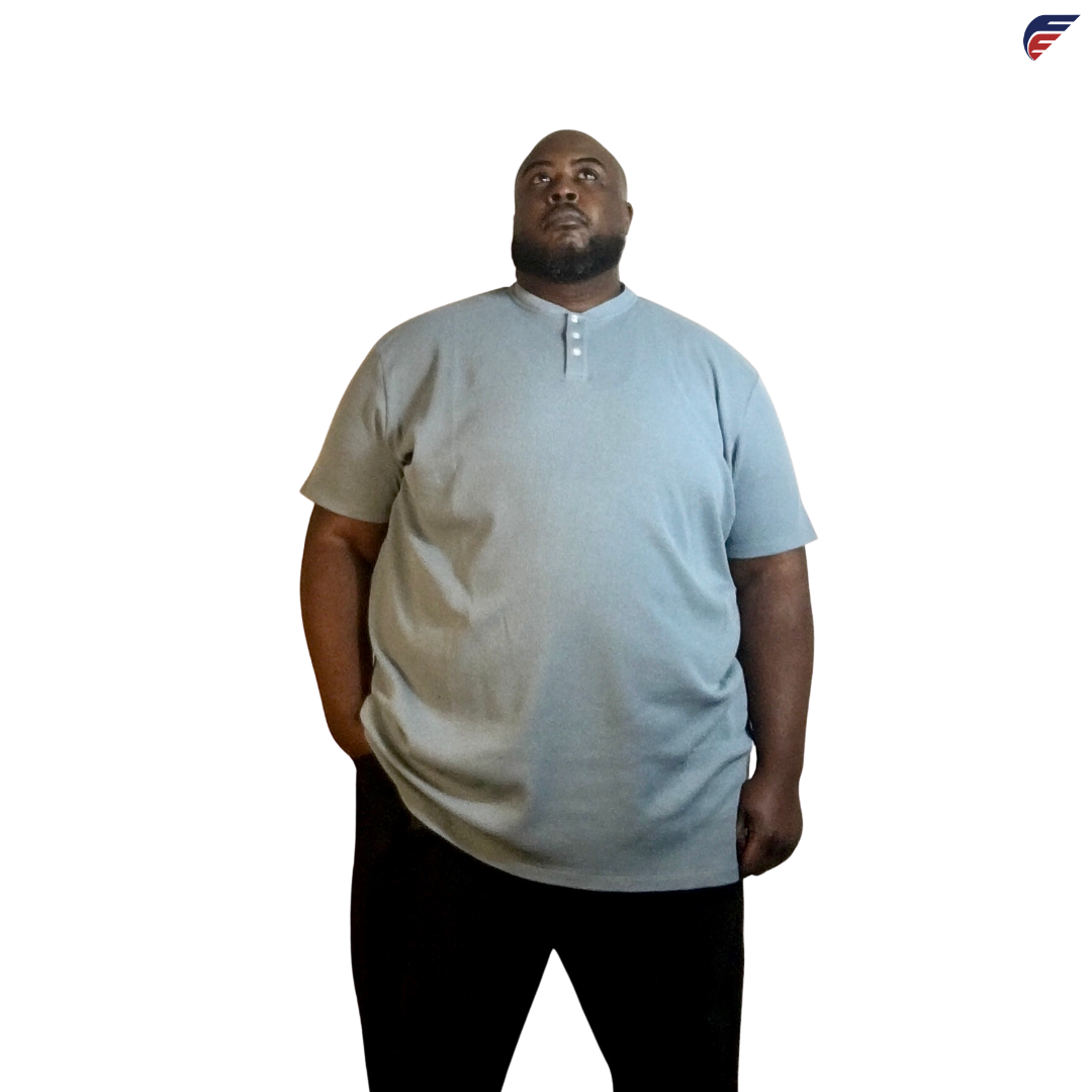 Fly Evolution Black or Blue Waffle Henley Short Sleeve Shirt